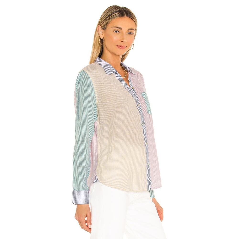 Rails Charli Top - Xs - Mixed Rainbow Stripe - image 2